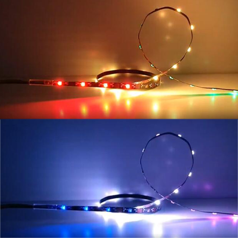 4mm APA102 Digital RGB LED Strip 5V - Individually Addressable 4mm APA102 Digital RGB LED Strip 5V - Individually Addressable